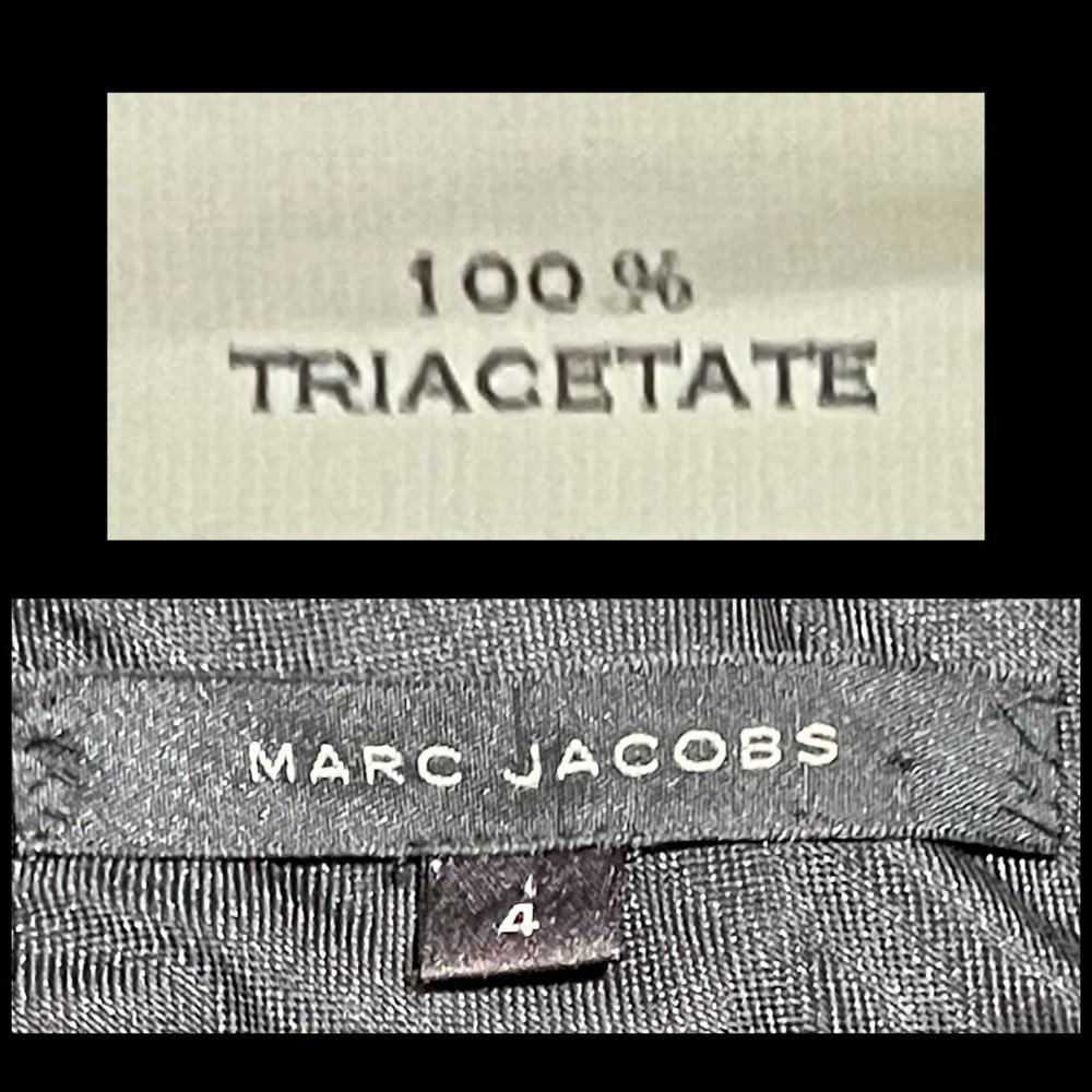 ▪️MARC JACOBS▪️Button Trim Seamed Black Pencil Skirt - Picture 6 of 6